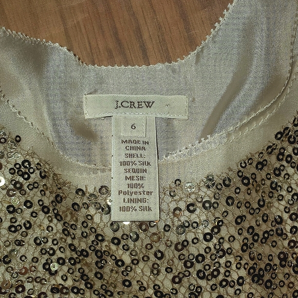 J. CREW | Silk and Sequin Tank - Picture 5 of 5